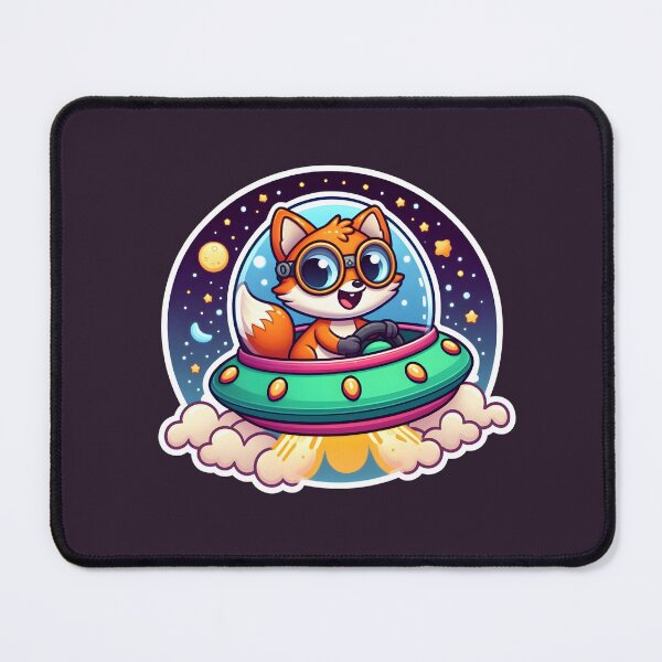 Item preview, UFO Cute Fox designed and sold by ArtistEmbrace.