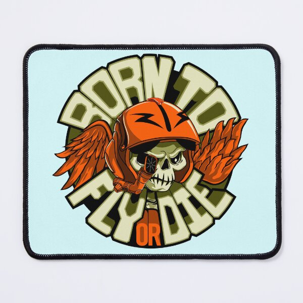 Item preview, Skull Aviator with Wings – Bold Military Art designed and sold by ArtinLife2025.