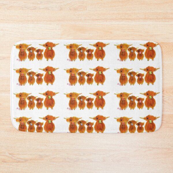 Item preview, ‘GiNGeR NuT FaMiLY ‘HiGHLaND CoWS by SHiRLeY MacARTHuR  designed and sold by Shirley MacArthur Art.