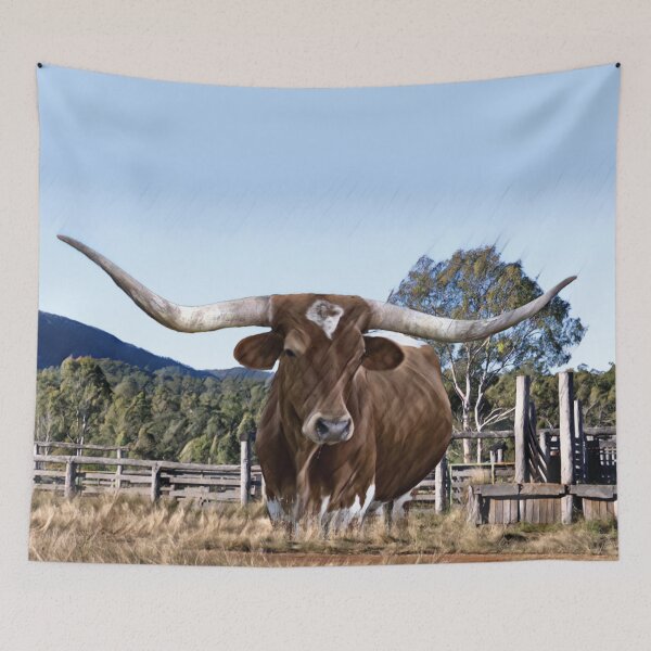 Item preview,  LONGHORN CATTLE, FOR STICKERS AND TEE SHIRTS designed and sold by Barbara Jean Photo Art And Design.