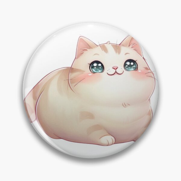 Item preview, Cute Chonky Cat designed and sold by CreatedbyKandJ.
