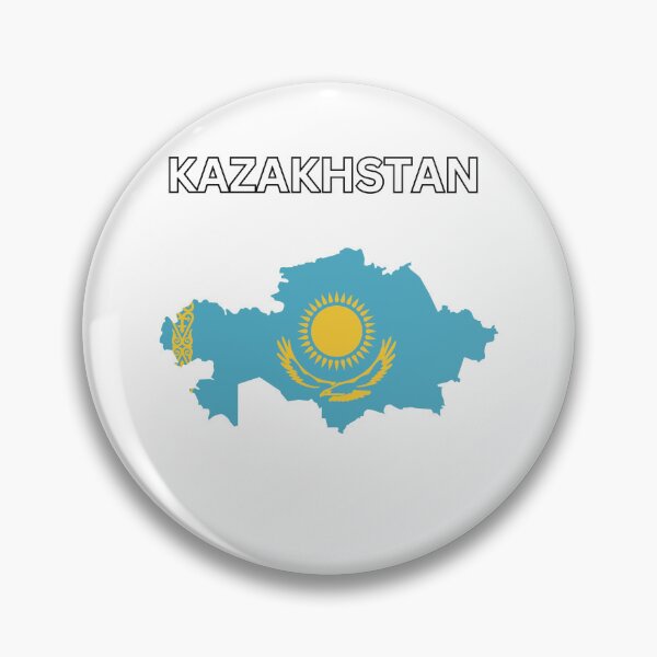 Item preview, Kazakhstan Flag Map designed and sold by atomstartup.