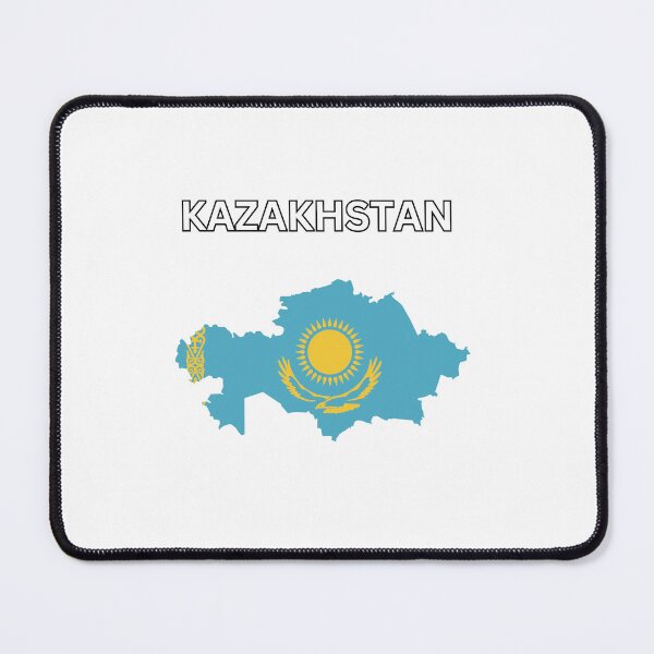 Item preview, Kazakhstan Flag Map designed and sold by atomstartup.