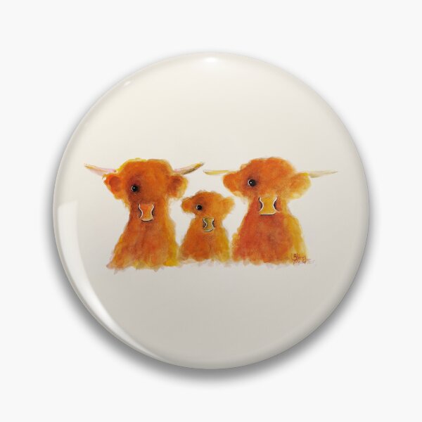 Item preview, ‘ JuST THe 3 oF US ‘HiGHLaND CoWS by SHiRLeY MacARTHuR  designed and sold by Shirley MacArthur Art.