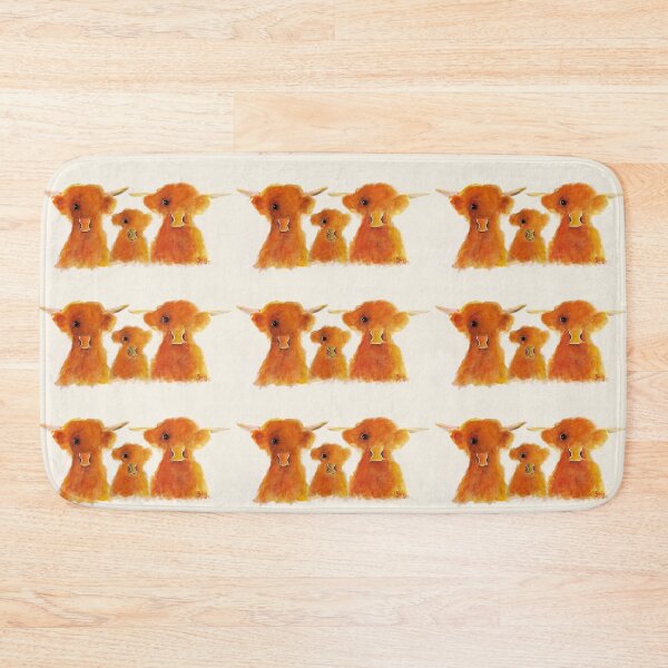 Item preview, ‘ JuST THe 3 oF US ‘HiGHLaND CoWS by SHiRLeY MacARTHuR  designed and sold by Shirley MacArthur Art.