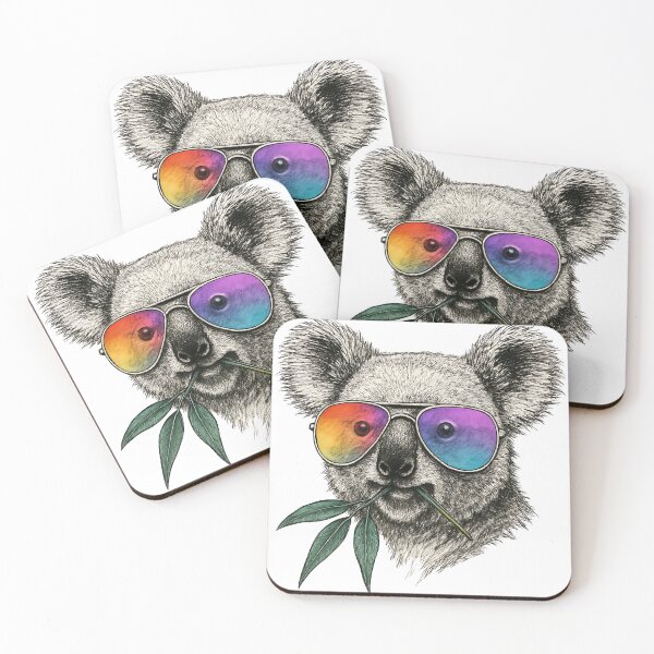 Item preview, Cool koala with sunglasses – relaxed, cheeky, stylish designed and sold by nkhookysun.