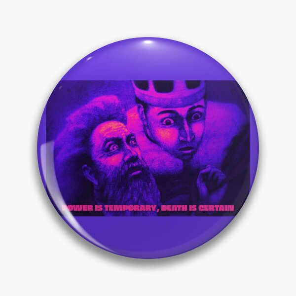 Item preview, Power Is Temporary, Death Is Certain – The Collapse of Illusion designed and sold by Anomaly Effect.