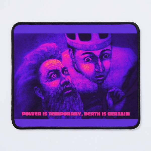Item preview, Power Is Temporary, Death Is Certain – The Collapse of Illusion designed and sold by Anomaly Effect.