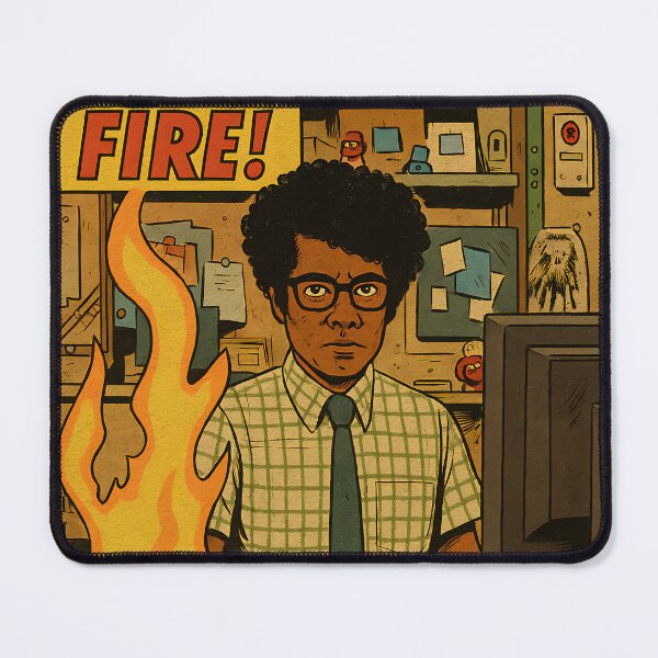 Item preview, The IT Crowd - Fire!  designed and sold by Wanderdreaming.