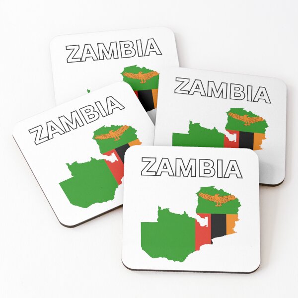 Item preview, Zambia Flag Map designed and sold by atomstartup.