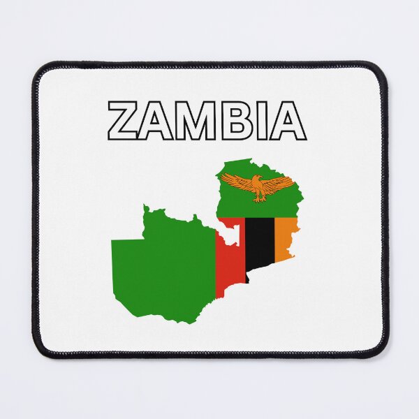 Item preview, Zambia Flag Map designed and sold by atomstartup.