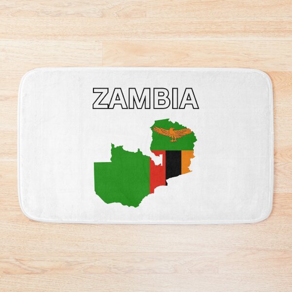 Item preview, Zambia Flag Map designed and sold by atomstartup.