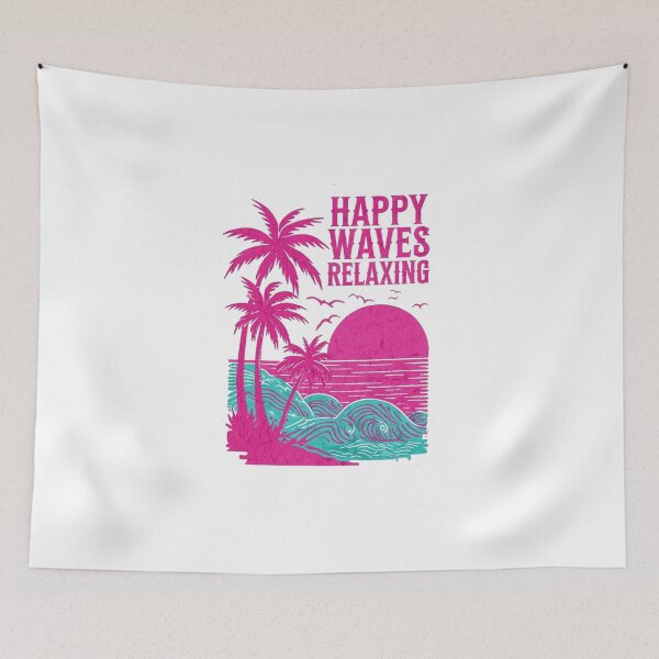 Item preview, Happy waves relaxing designed and sold by niclothing.