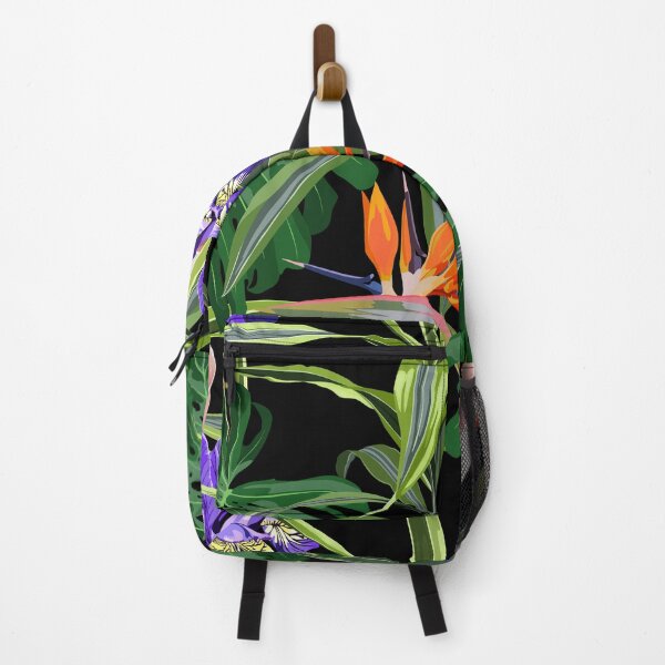 Item preview, Hand drawn seamless tropical floral pattern with colorful flowers and many kind of tropical leaves. designed and sold by MatyKotiv.