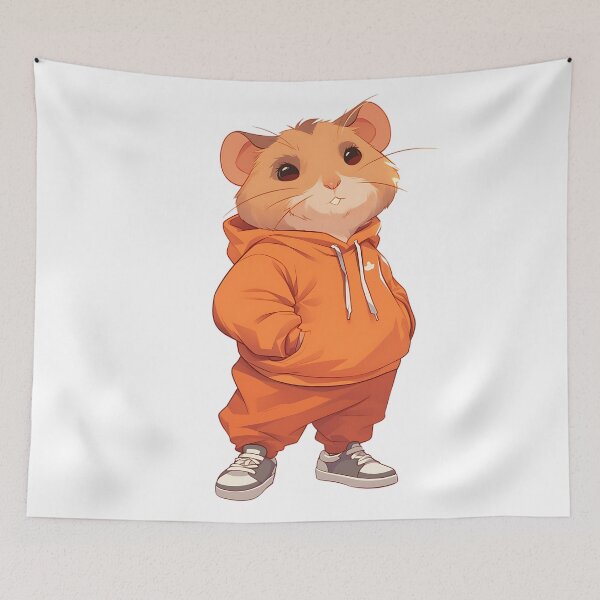 Item preview, Streetwear Hamster Edgy Look designed and sold by bapupa.