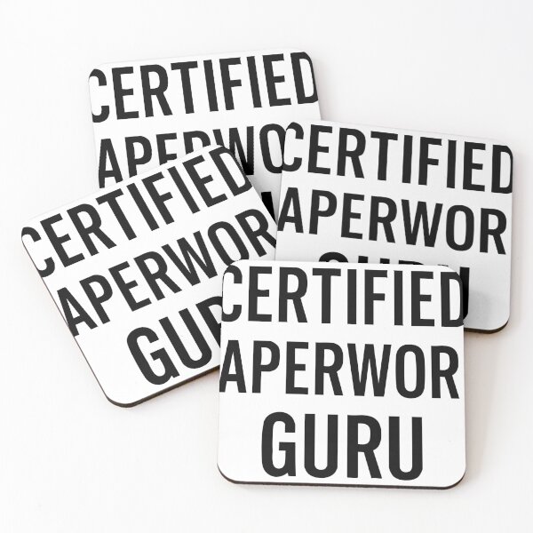 Item preview, Certified Paperwork Guru designed and sold by atihca.