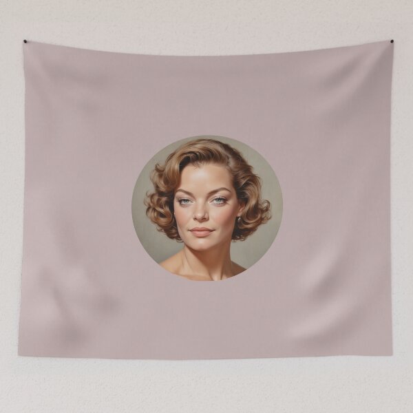 Item preview, Classical Portraits - Original - Oil Painting - Romy Schneider designed and sold by SentientGallery.