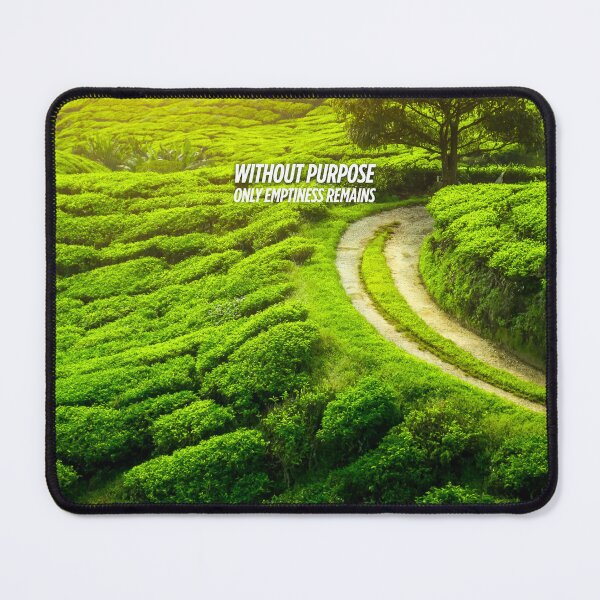 Item preview, Serene Green Tea Garden Design with Motivational Quote – Nature-Inspired Art for Mindful Souls and Truth Seekers designed and sold by knalpot-design.