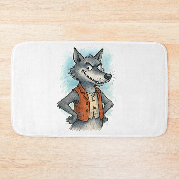 Item preview, Cheeky Big Bad Wolf in Watercolor Fairytale Style designed and sold by 良心創作.