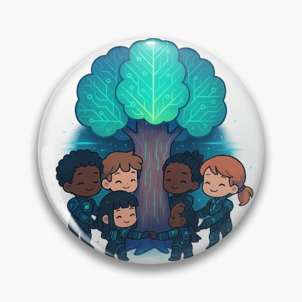 Item preview, Tree Hug 3025 – Future Kids, Future Earth designed and sold by LittleRags.
