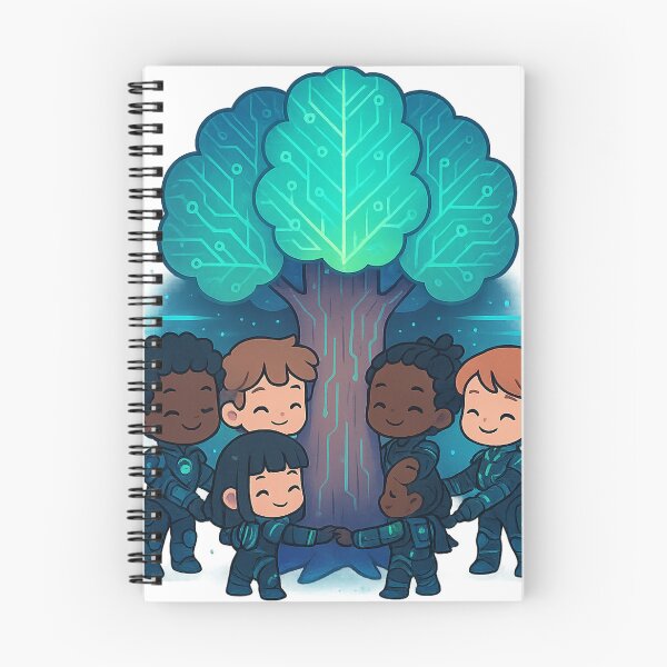 Item preview, Tree Hug 3025 – Future Kids, Future Earth designed and sold by LittleRags.