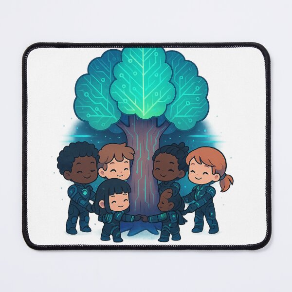 Item preview, Tree Hug 3025 – Future Kids, Future Earth designed and sold by LittleRags.