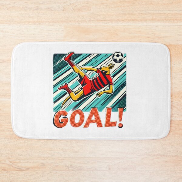 Item preview, football soccer kangaroo with a football,Football Player ,soccer art,animal playing soccer designed and sold by Expressions-Sel.