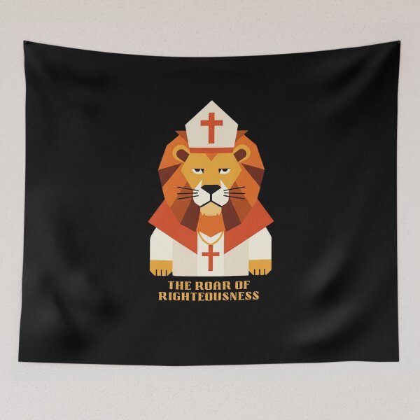 Item preview, Pope Leo XIV – Surreal Papal Lion Fusion Art Print | Design by EgyApe designed and sold by egyape ⭐⭐⭐⭐⭐.