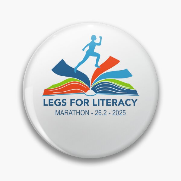 Item preview, Legs for Literacy Marathon – 2025 designed and sold by Moritz Schwäble.