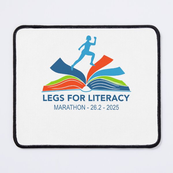 Item preview, Legs for Literacy Marathon – 2025 designed and sold by Moritz Schwäble.