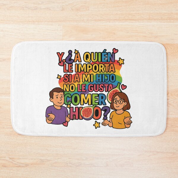 Item preview, Who Cares? LGBTQ+ Son Support - Spanish Quote designed and sold by ZhivanCrimson.