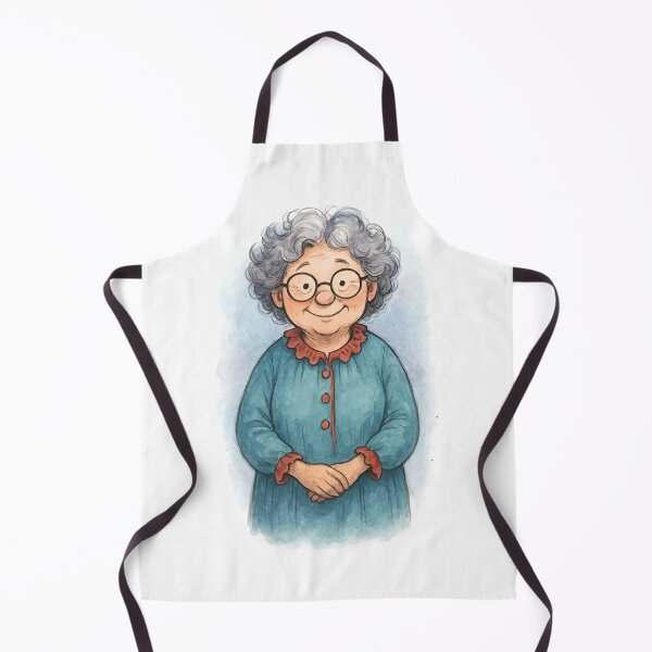 Item preview, Sweet Fairytale Grandma in Watercolor Style designed and sold by 良心創作.