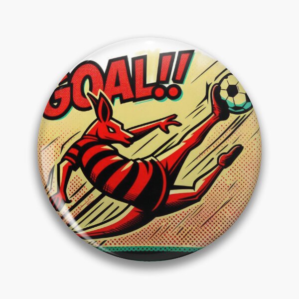 Item preview, football soccer kangaroo with a football,Football Player ,soccer art,animal playing soccer designed and sold by Expressions-Sel.
