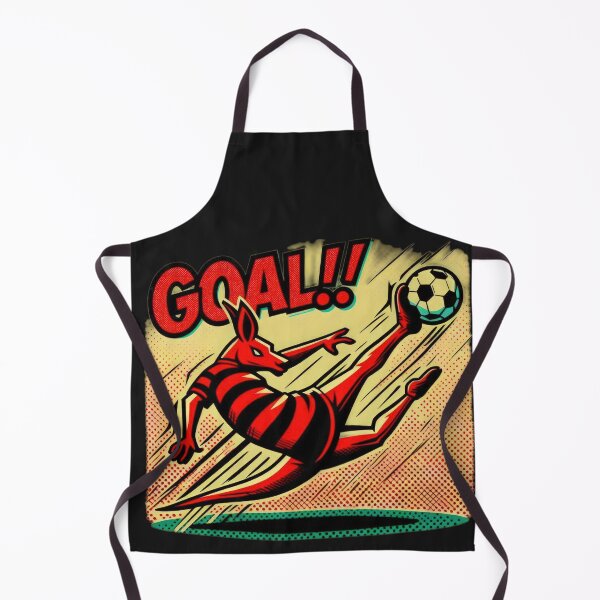 Item preview, football soccer kangaroo with a football,Football Player ,soccer art,animal playing soccer designed and sold by Expressions-Sel.