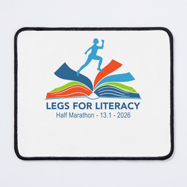 Item preview, Legs for Literacy Half Marathon – 2026 designed and sold by Moritz Schwäble.