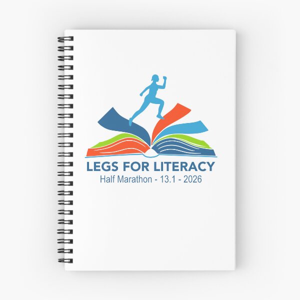 Item preview, Legs for Literacy Half Marathon – 2026 designed and sold by Moritz Schwäble.