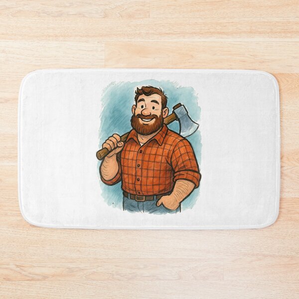 Item preview, Friendly Woodsman Hero in Watercolor Fairytale Style designed and sold by 良心創作.