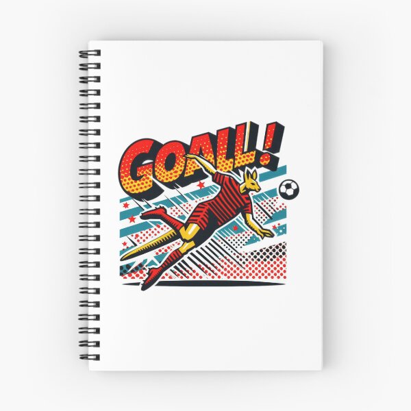 Item preview, football soccer red kangaroo with a football,Football Player ,soccer art,animal playing soccer designed and sold by Expressions-Sel.