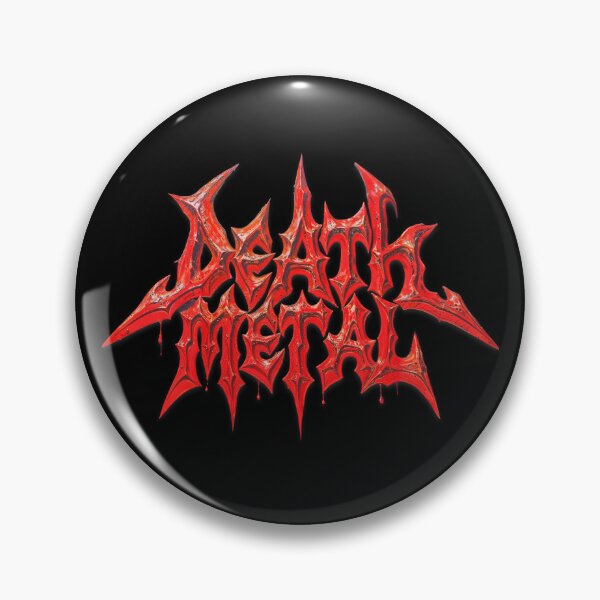 Item preview, Logotipo de Death Metal rojo sangre agresivo designed and sold by KDOP.