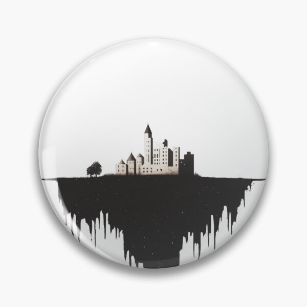 Item preview, Floating Castle Silhouette designed and sold by Miren675.