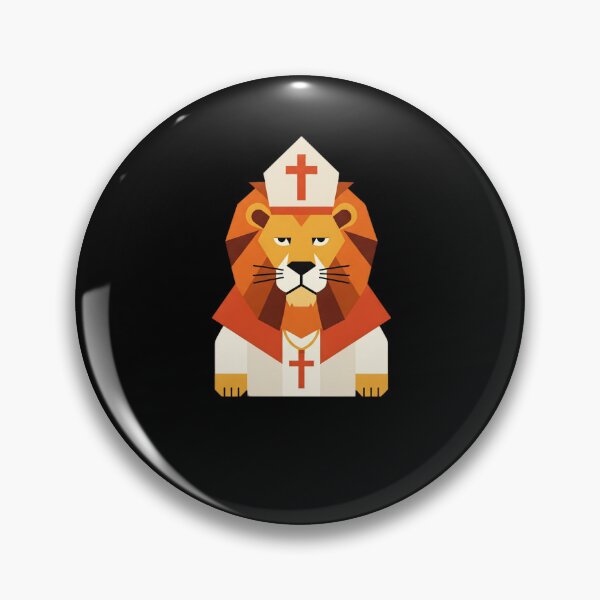 Item preview, Divinus Leo – The Papal Roar" | EgyApe Surreal art designed and sold by egyape ⭐⭐⭐⭐⭐.