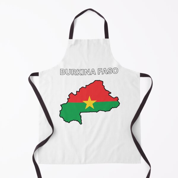 Item preview, Burkina Faso Flag Map Design designed and sold by atomstartup.