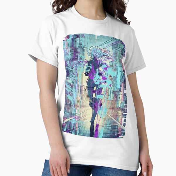 Item preview, Restless Girl - Cyberpunk designed and sold by Otaku4U-com.