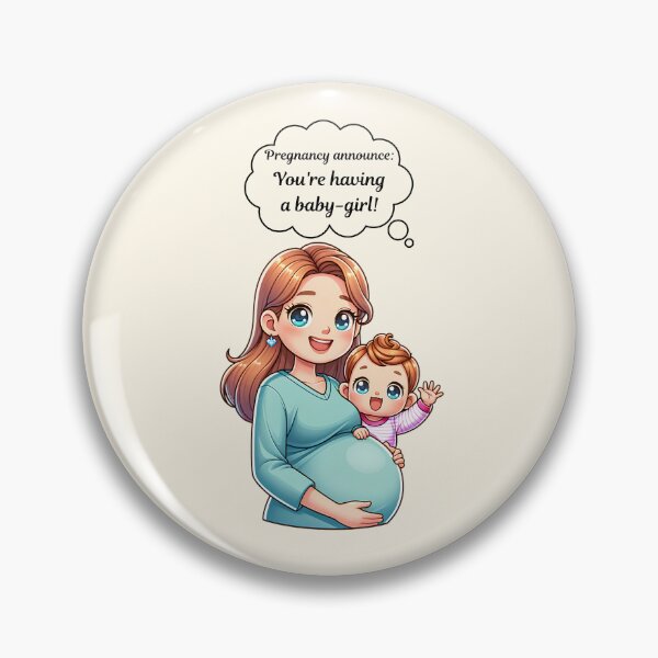 Item preview, Pregnancy announce: you're having a baby-girl! designed and sold by Pearl67.