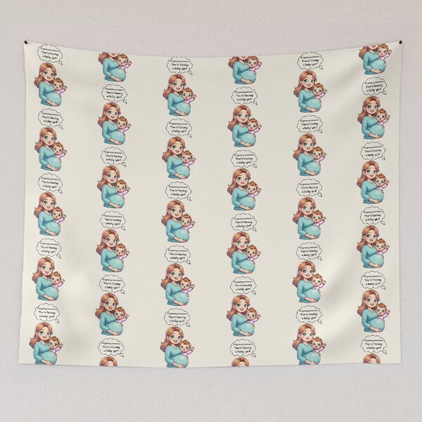 Item preview, Pregnancy announce: you're having a baby-girl! designed and sold by Pearl67.