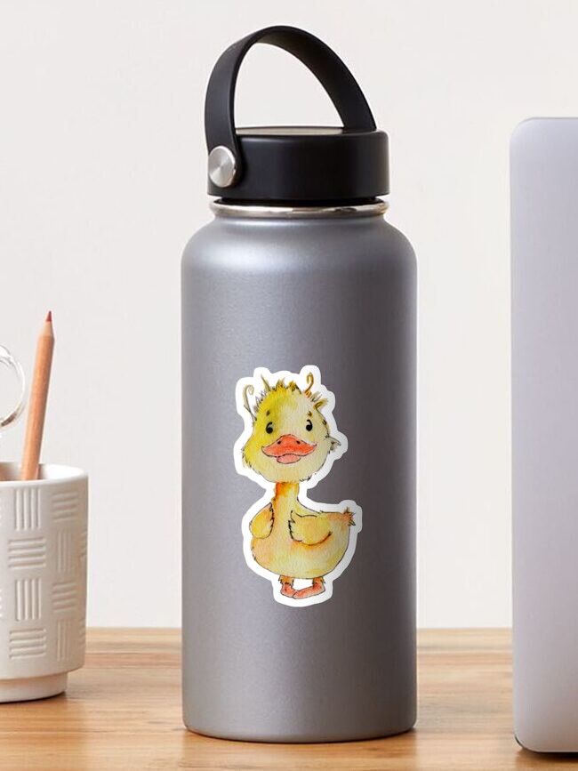 Imagen 1 de 3, Pegatina con la obra Patito bebe, , diseñada y vendida por RosyMaradiaga.
