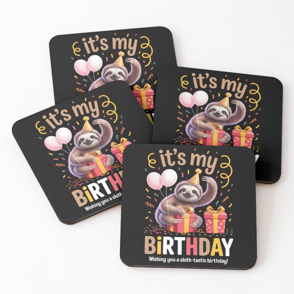 Item preview, My Birthday Sloth Lover designed and sold by brynatshop.