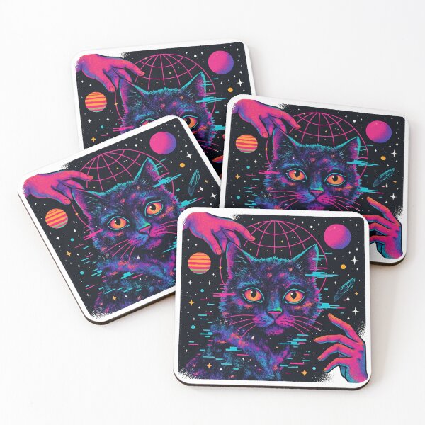 Item preview, Cosmic Glitch Cat designed and sold by FestusArt.