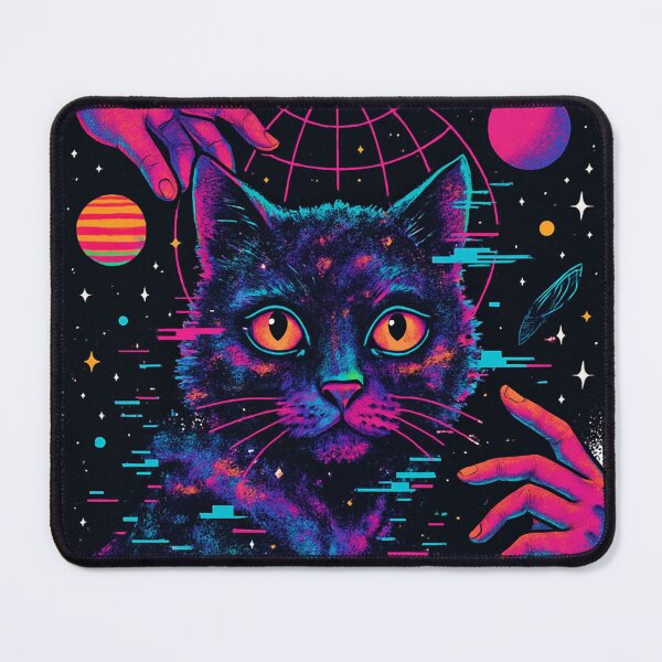 Item preview, Cosmic Glitch Cat designed and sold by FestusArt.