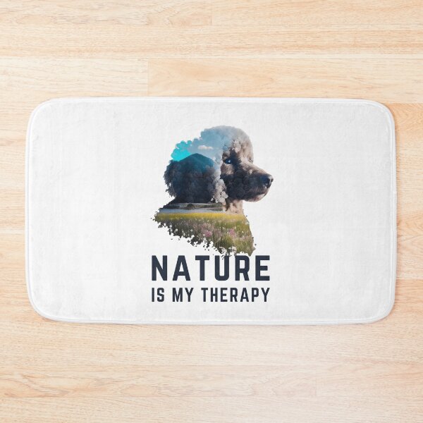Item preview, Nature is My Therapy - Poodle Double Exposure designed and sold by ShadowAndSlate.